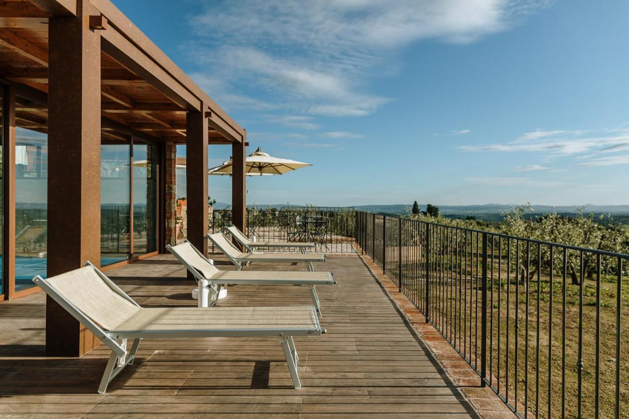 Borgo Villa A Sesta San Gusme Bagian luar foto