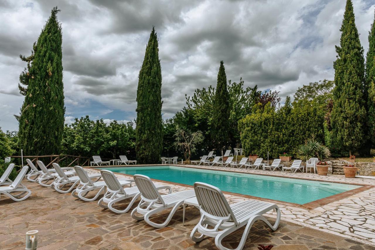Borgo Villa A Sesta San Gusme Bagian luar foto