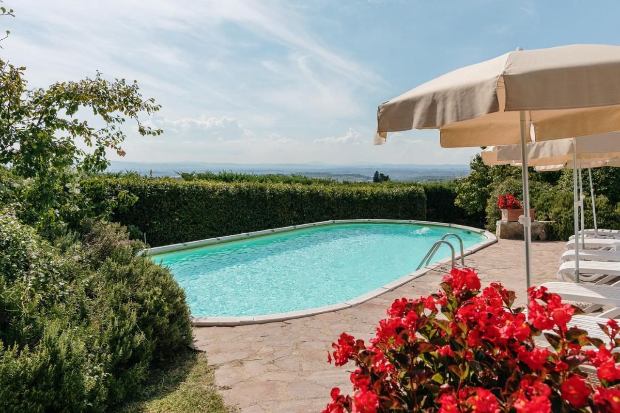 Borgo Villa A Sesta San Gusme Bagian luar foto