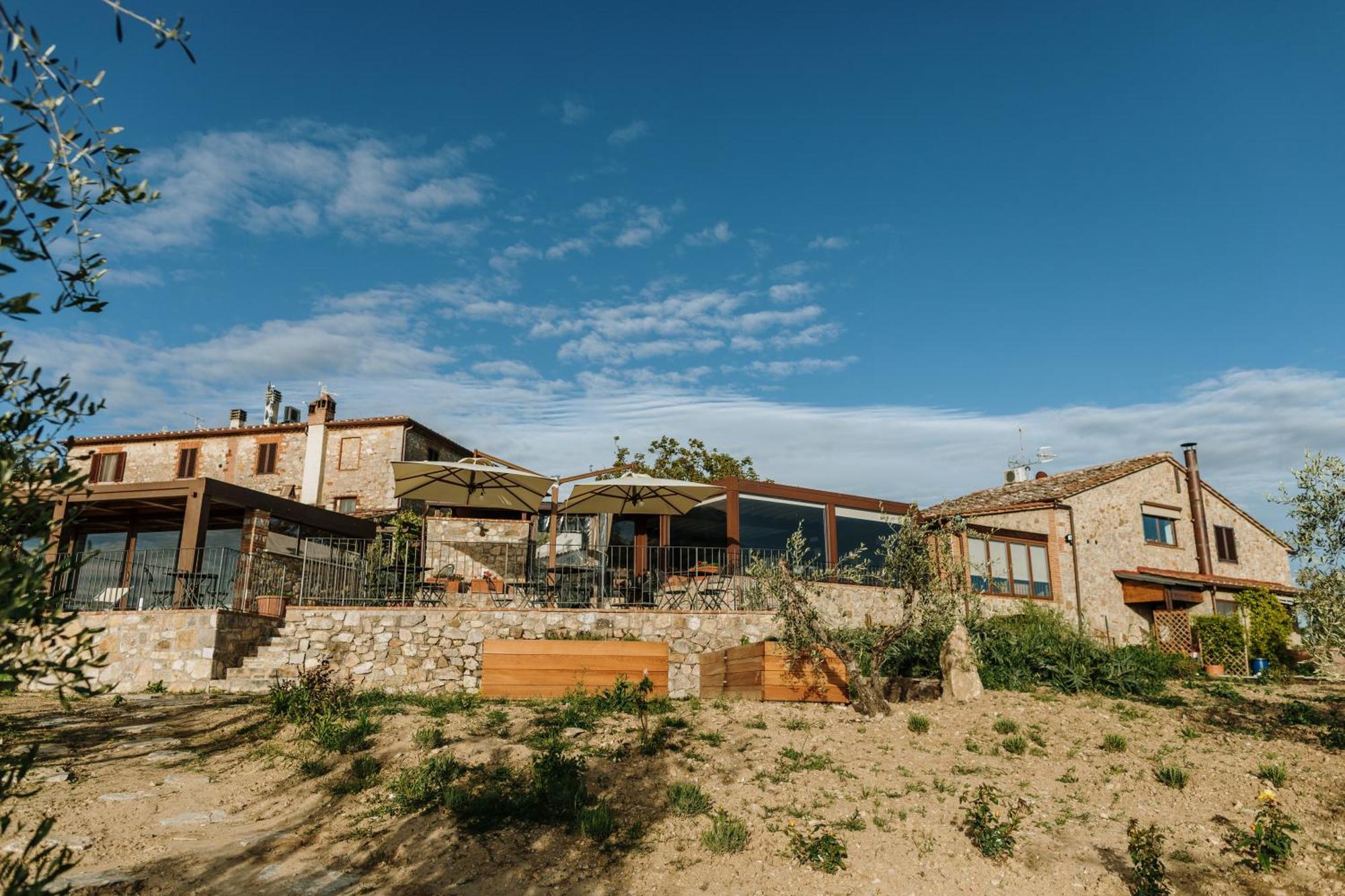 Borgo Villa A Sesta San Gusme Bagian luar foto